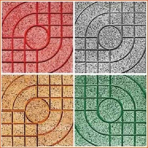 Đá hạt CaCO3 trong gạch Terrazzo.